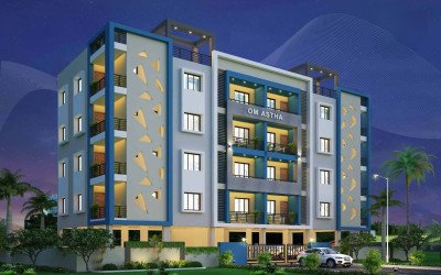 OM ASTHA –3BHK Premium Apartments at Jharapada, Bhubaneswar |
